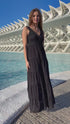 Kleid Schwarz 4075 F FRESH COTTON
